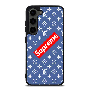 NEW SUPREME LOUIS VUITTON BLUE Samsung Galaxy S23 Plus Case Cover NEW SUPREME LOUIS VUITTON BLUE Samsung Galaxy S23 Plus Case Cover