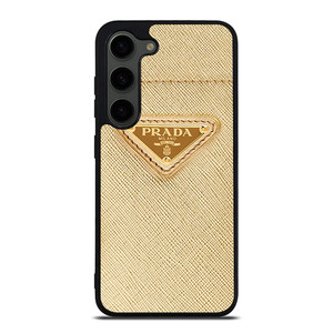 PRADA LOGO GOLD Samsung Galaxy S23 Plus Case Cover PRADA LOGO GOLD Samsung Galaxy S23 Plus Case Cover