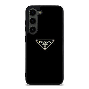 PRADA MILANO BLACK LOGO Samsung Galaxy S23 Plus Case Cover