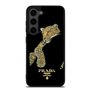 PRADA MILANO LEOPARD Samsung Galaxy S23 Plus Case Cover