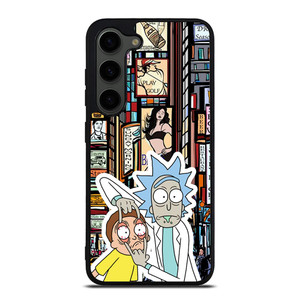 RICK AND MORTY TIMES SQUARE ART Samsung Galaxy S23 Plus Case Cover RICK AND MORTY TIMES SQUARE ART Samsung Galaxy S23 Plus Case Cover