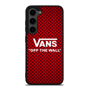VANS OFF THE WALL RED CARBON Samsung Galaxy S23 Plus Case Cover VANS OFF THE WALL RED CARBON Samsung Galaxy S23 Plus Case Cover