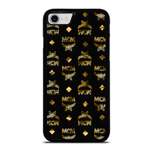 MCM WORLDWIDE BLACK GOLD  iPhone SE 2022 Case Cover