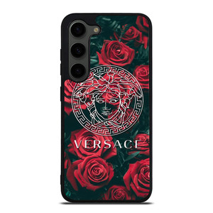VERSACE RED ROSE Samsung Galaxy S23 Plus Case Cover VERSACE RED ROSE Samsung Galaxy S23 Plus Case Cover