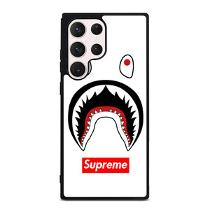 BAPE CAMO SHARK SUPREME WHITE Samsung Galaxy S23 Ultra Case Cover BAPE CAMO SHARK SUPREME WHITE Samsung Galaxy S23 Ultra Case Cover