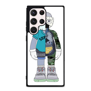 BEARBRICK X SUPREME X KAWS Samsung Galaxy S23 Ultra Case Cover BEARBRICK X SUPREME X KAWS Samsung Galaxy S23 Ultra Case Cover