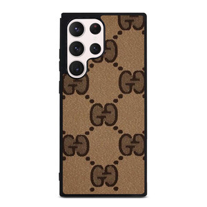 BROWN GUCCI LOGO PATTERN ICON Samsung Galaxy S23 Ultra Case Cover BROWN GUCCI LOGO PATTERN ICON Samsung Galaxy S23 Ultra Case Cover