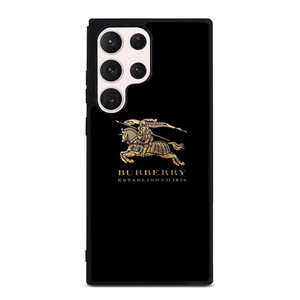 BURBERRY LOGO GOLD Samsung Galaxy S23 Ultra Case Cover BURBERRY LOGO GOLD Samsung Galaxy S23 Ultra Case Cover