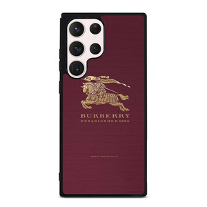 BURBERRY LOGO RED PATTERN Samsung Galaxy S23 Ultra Case Cover BURBERRY LOGO RED PATTERN Samsung Galaxy S23 Ultra Case Cover