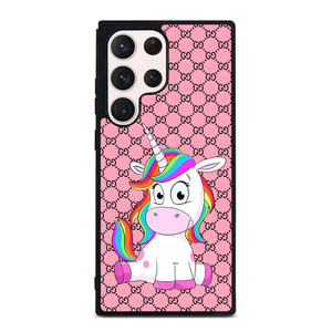 GUCCI LOGO PATTERN CUTE UNICORN Samsung Galaxy S23 Ultra Case Cover GUCCI LOGO PATTERN CUTE UNICORN Samsung Galaxy S23 Ultra Case Cover