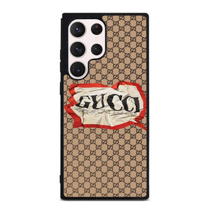GUCCI LOGO PATTERN HEARTBREAKER Samsung Galaxy S23 Ultra Case Cover GUCCI LOGO PATTERN HEARTBREAKER Samsung Galaxy S23 Ultra Case Cover