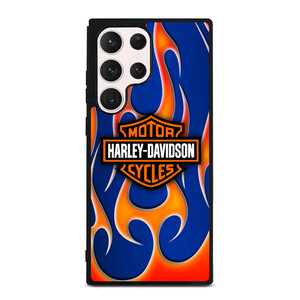 HARLEY DAVIDSON BLUE FLAME LOGO Samsung Galaxy S23 Ultra Case Cover HARLEY DAVIDSON BLUE FLAME LOGO Samsung Galaxy S23 Ultra Case Cover