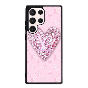 LOUIS VUITTON LOGO PINK HEART DIAMOND Samsung Galaxy S23 Ultra Case Cover LOUIS VUITTON LOGO PINK HEART DIAMOND Samsung Galaxy S23 Ultra Case Cover