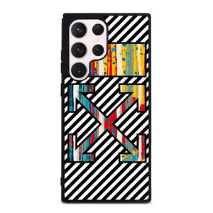 OFF WHITE LOGO COLORFUL ICON Samsung Galaxy S23 Ultra Case Cover