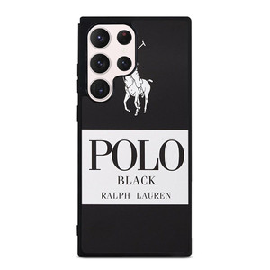 POLO RALPH LAUREN BLACK Samsung Galaxy S23 Ultra Case Cover POLO RALPH LAUREN BLACK Samsung Galaxy S23 Ultra Case Cover