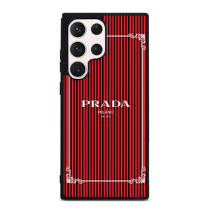 PRADA LOGO RED STRIPE Samsung Galaxy S23 Ultra Case Cover PRADA LOGO RED STRIPE Samsung Galaxy S23 Ultra Case Cover