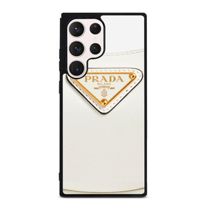 PRADA MILANO LOGO WHITE Samsung Galaxy S23 Ultra Case Cover PRADA MILANO LOGO WHITE Samsung Galaxy S23 Ultra Case Cover
