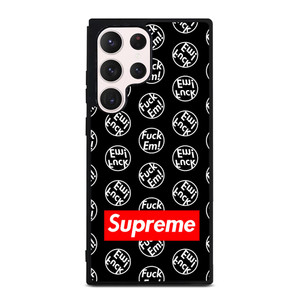 SUPREME FUCK EM Samsung Galaxy S23 Ultra Case Cover SUPREME FUCK EM Samsung Galaxy S23 Ultra Case Cover