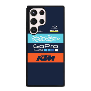 TROY LEE DESIGNS KTM RACING TEAM Samsung Galaxy S23 Ultra Case Cover TROY LEE DESIGNS KTM RACING TEAM Samsung Galaxy S23 Ultra Case Cover