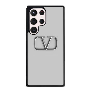 VALENTINO SILVER EMBLEM Samsung Galaxy S23 Ultra Case Cover