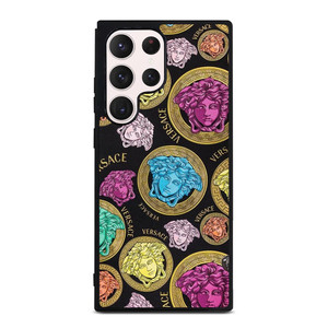 VERSACE COLORFUL LOGO Samsung Galaxy S23 Ultra Case Cover