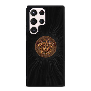 VERSACE LOGO EMBLEM GOLD BLACK ICON Samsung Galaxy S23 Ultra Case Cover VERSACE LOGO EMBLEM GOLD BLACK ICON Samsung Galaxy S23 Ultra Case Cover