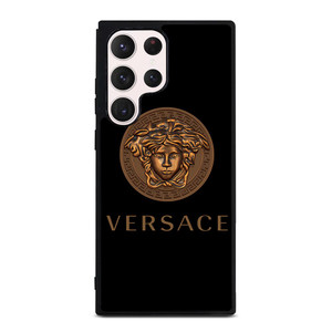 VERSACE MEDUSA HEAD BRONZE EMBLEM Samsung Galaxy S23 Ultra Case Cover