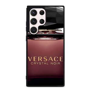 VERSACE PERFUME CRYSTAL NOIR Samsung Galaxy S23 Ultra Case Cover