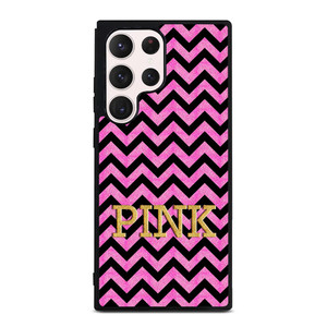 VICTORIA'S SECRET PINK CHEVRON Samsung Galaxy S23 Ultra Case Cover