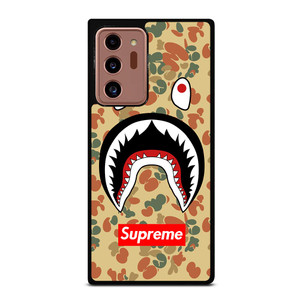 BAPE CAMO SHARK SUPREME Samsung Galaxy Note 20 Ultra Case Cover