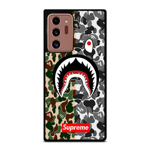 BAPE SHARK SUPREME CAMO 2 Samsung Galaxy Note 20 Ultra Case Cover