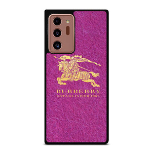 BURBERRY LOGO PINK Samsung Galaxy Note 20 Ultra Case Cover BURBERRY LOGO PINK Samsung Galaxy Note 20 Ultra Case Cover