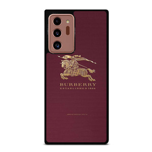 BURBERRY LOGO RED PATTERN Samsung Galaxy Note 20 Ultra Case Cover BURBERRY LOGO RED PATTERN Samsung Galaxy Note 20 Ultra Case Cover