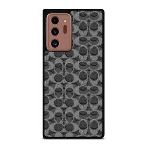 COACH BLACK GREY PATTERN LOGO Samsung Galaxy Note 20 Ultra Case Cover COACH BLACK GREY PATTERN LOGO Samsung Galaxy Note 20 Ultra Case Cover