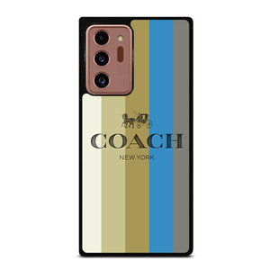 COACH NEW YORK LOGO STRIPE EMBLEM Samsung Galaxy Note 20 Ultra Case Cover COACH NEW YORK LOGO STRIPE EMBLEM Samsung Galaxy Note 20 Ultra Case Cover