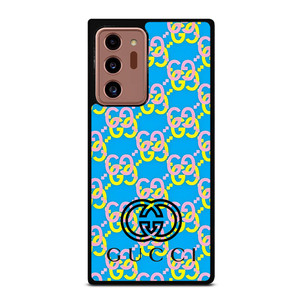 GUCCI LOGO PATTERN BLUE PINK YELLOW Samsung Galaxy Note 20 Ultra Case Cover GUCCI LOGO PATTERN BLUE PINK YELLOW Samsung Galaxy Note 20 Ultra Case Cover