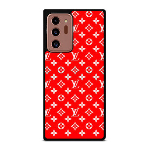LOUIS VUITTON LV LOGO RED PATTERN Samsung Galaxy Note 20 Ultra Case Cover LOUIS VUITTON LV LOGO RED PATTERN Samsung Galaxy Note 20 Ultra Case Cover