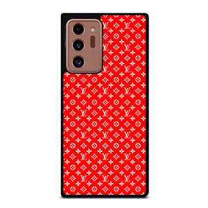 LV LOUIS VUITTON LOGO RED PATTERN Samsung Galaxy Note 20 Ultra Case Cover LV LOUIS VUITTON LOGO RED PATTERN Samsung Galaxy Note 20 Ultra Case Cover