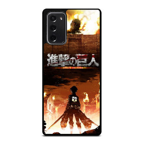 ATTACK ON TITAN COVER ANIME Samsung Galaxy Note 20 Case Cover ATTACK ON TITAN COVER ANIME Samsung Galaxy Note 20 Case Cover