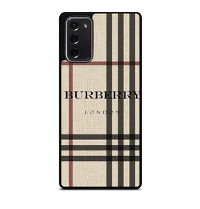 BURBERRY LONDON LOGO PATTERN Samsung Galaxy Note 20 Case Cover BURBERRY LONDON LOGO PATTERN Samsung Galaxy Note 20 Case Cover