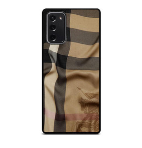 BURBERRY LONDON PATTERN SCARF FABRIC Samsung Galaxy Note 20 Case Cover BURBERRY LONDON PATTERN SCARF FABRIC Samsung Galaxy Note 20 Case Cover