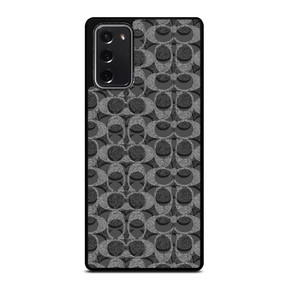 COACH BLACK GREY PATTERN LOGO Samsung Galaxy Note 20 Case Cover COACH BLACK GREY PATTERN LOGO Samsung Galaxy Note 20 Case Cover