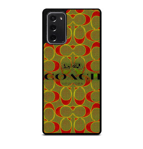 COACH NEW YORK LOGO GREEN RED ICON Samsung Galaxy Note 20 Case Cover COACH NEW YORK LOGO GREEN RED ICON Samsung Galaxy Note 20 Case Cover