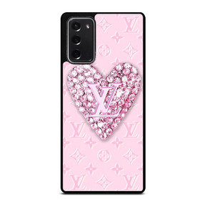 LOUIS VUITTON LOGO PINK HEART DIAMOND Samsung Galaxy Note 20 Case Cover LOUIS VUITTON LOGO PINK HEART DIAMOND Samsung Galaxy Note 20 Case Cover