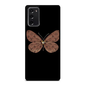 LOUIS VUITTON LV LOGO BUTTERFLY Samsung Galaxy Note 20 Case Cover LOUIS VUITTON LV LOGO BUTTERFLY Samsung Galaxy Note 20 Case Cover