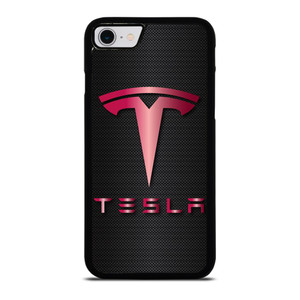 TESLA RED CARBON  iPhone SE 2022 Case Cover