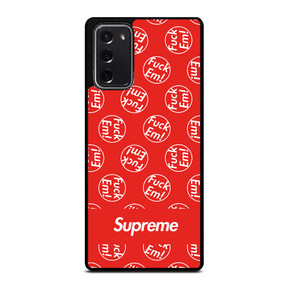 SUPREME FUCK EM PATTERN Samsung Galaxy Note 20 Case Cover