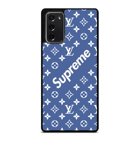 SUPREME LOUIS VUITTON BLUE Samsung Galaxy Note 20 Case Cover