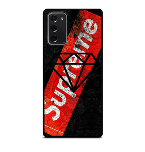 SUPREME X DIAMOND SUPPLY CO BLACK Samsung Galaxy Note 20 Case Cover