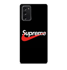SUPREME X NIKE BLACK LOGO Samsung Galaxy Note 20 Case Cover